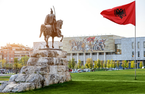 Tirana, die Hauptstadt Albaniens