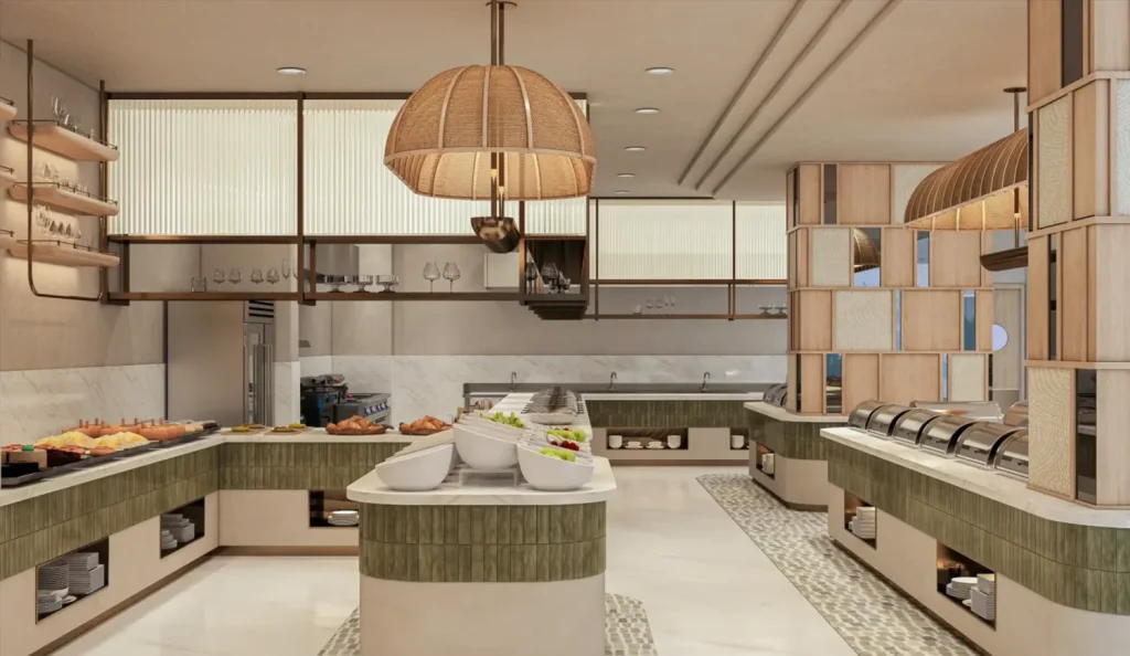 Modernes Buffetrestaurant im Calido Sol Hotel Okurcalar nach Renovierung 2026