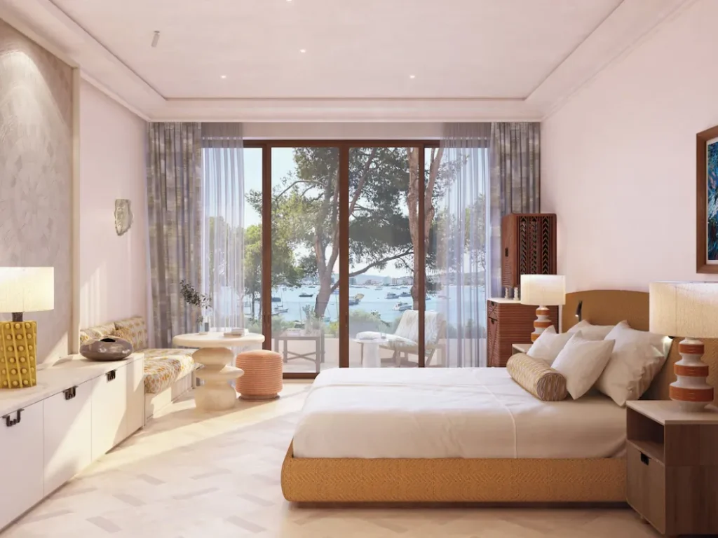 Mandarin Oriental Punta Negra Mallorca Zimmer mit Meerblick, Balkon, Minibar und stilvollem Design
