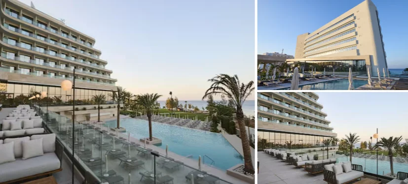 Sunrise Emerald Protaras mit Infinity-Pool, Sonnenterrasse und Meerblick auf Zypern